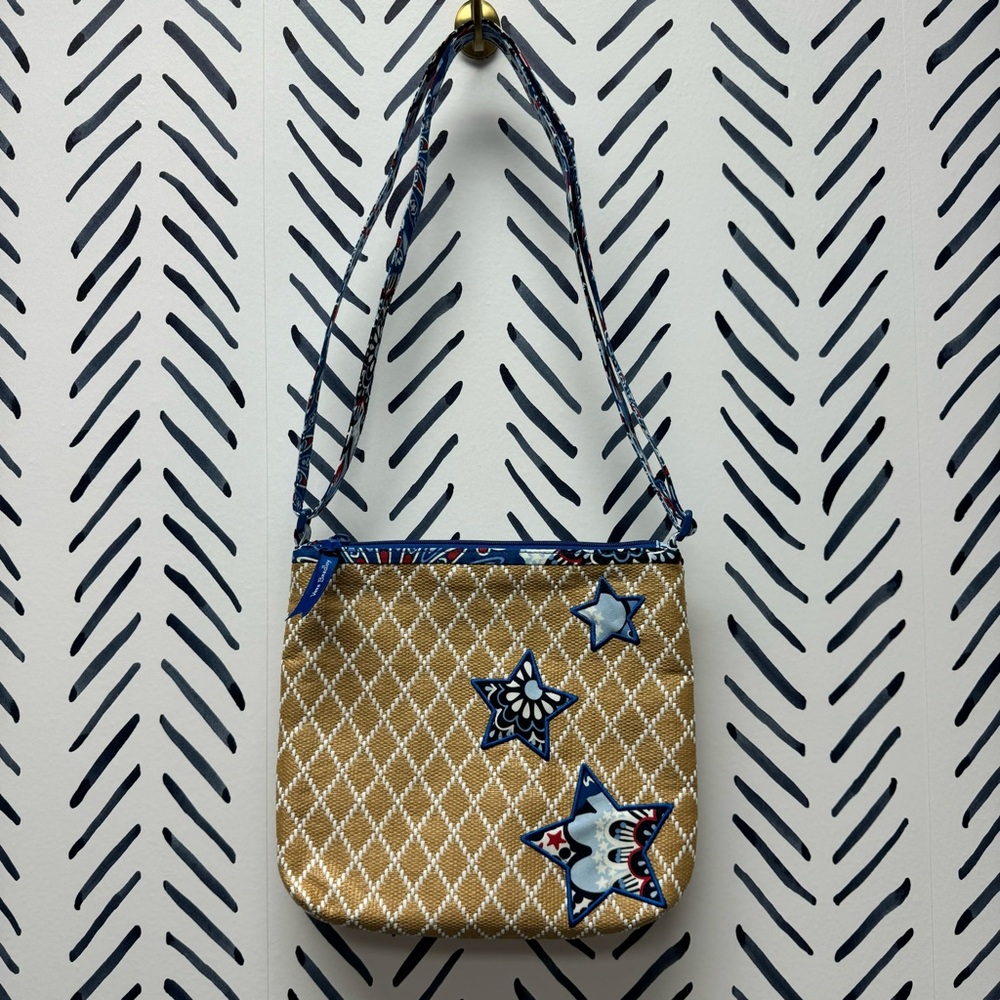 Vera Bradley Beach Crossbody in Fireworks Medallion